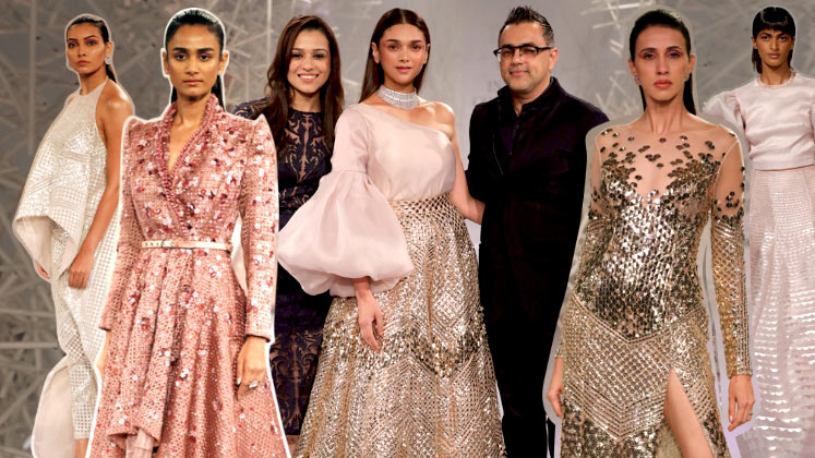 Pankaj and Nidhi’scouture debut during India Couture Week 2019