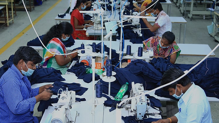 Knitwear unit at Tirupur