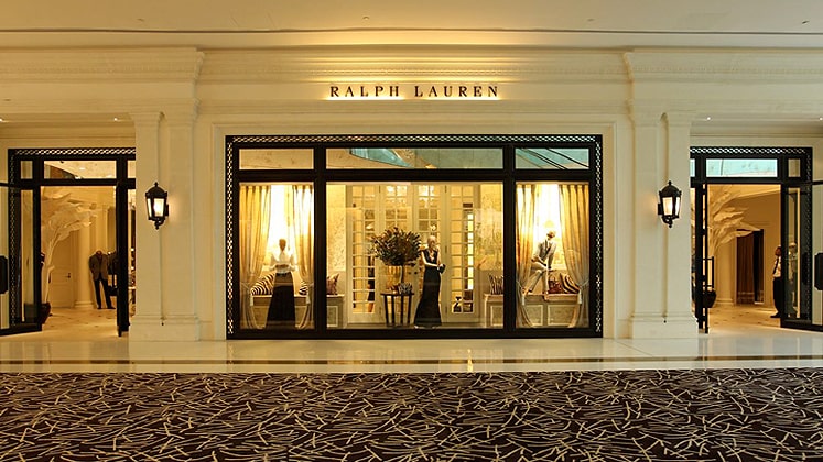 US luxury fashion label Ralph Lauren 
