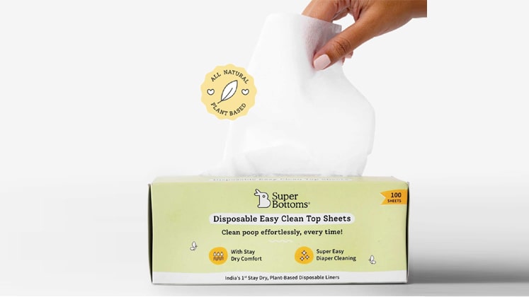 SuperBottoms launches easy clean top sheets, one of the first dry