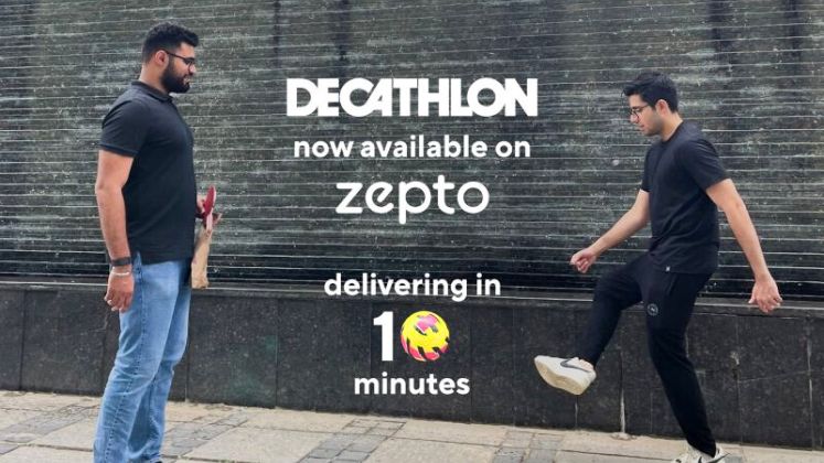 Decathlon partners with Zepto for 10-minute delivery of sports gear across India.