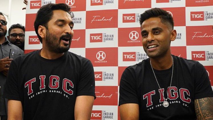 The Indian Garage Co. launches EBO in Bengaluru with brand ambassador Suryakumar Yadav | Fashion Destination