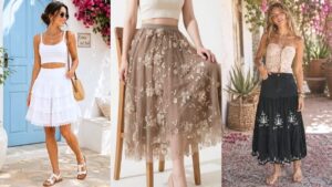 The Trimmed Skirt Takes Centre Stage